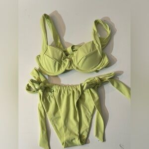 TJ's Lime Green Bikini Set. Like New, Perfect fit, and price is right!!!